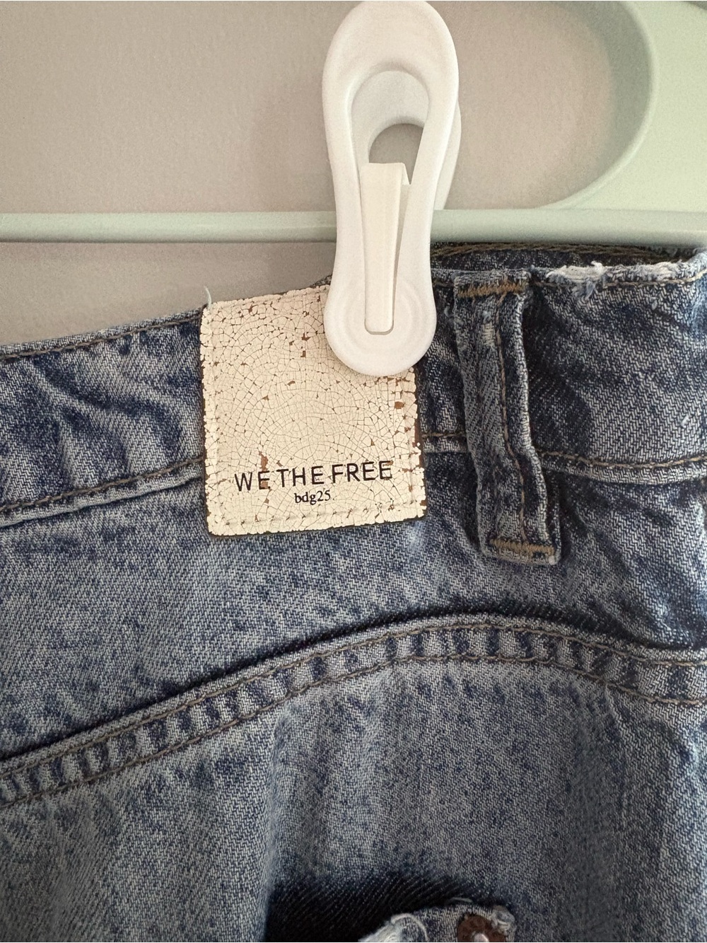 We the Free Old West Slouchy Jeans in Light Blue - Picture 4 of 9